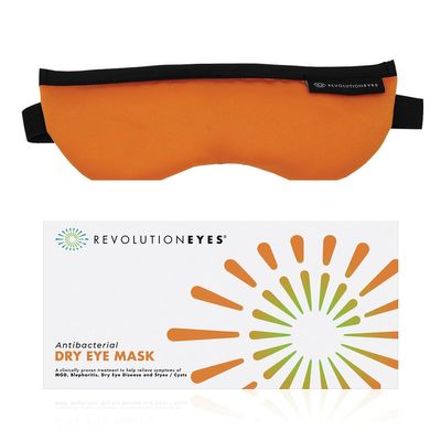 Revolutioneyes Heated Eye Compress - Moist Heat for Dry Eye Relief, Washable, Reusable & Microwaveable Hot Eye Mask for MGD, Blepharitis Dry Eye & Styes with Sterileyes Protection