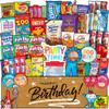 Birthday Celebration Care Package (50 Count) Snacks Food Cookies Bar Chips Candy Party Variety Gift Box Pack Assortment Basket Bundle Mix Bulk Sampler Treat College Students Kids Teens Office School view 1
