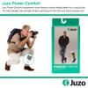 Juzo Power Comfort 20-30 mmHg Compression Stockings, Ribbed Texture, Knee High, Closed Toe | Compression Socks for Tired, Aching Legs, Moderate Varicosities | Retro Black, Large view 3