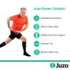 Juzo Power Comfort 20-30 mmHg Compression Stockings, Ribbed Texture, Knee High, Closed Toe | Compression Socks for Tired, Aching Legs, Moderate Varicosities | Retro Black, Large view 4
