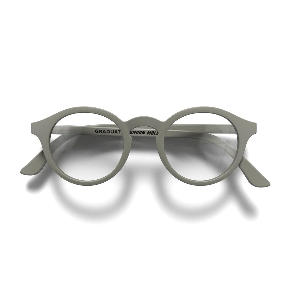 LONDON MOLE Graduate reading glasses | Cool round panto shaped readers | Mens Womens Unisex | Spring hinges