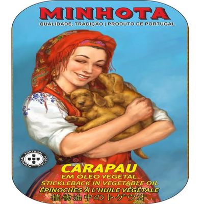 Conservas A MINHOTA - Gourmet Canned Horse Mackerel in Vegetable Oil (Portuguese Heritage) - 4.23oz / 120gr (Pack of 5 cans)
