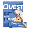 Quest Nutrition Blueberry Muffin Protein Bars, 20g Protein, 5g Net Carbs, 2g Sugar, High Fiber, Gluten Free, Keto Friendly, 4 Count view 1