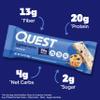 Quest Nutrition Blueberry Muffin Protein Bars, 20g Protein, 5g Net Carbs, 2g Sugar, High Fiber, Gluten Free, Keto Friendly, 4 Count view 4