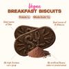 Sweet Loren's Vegan Breakfast Biscuits | Chocolate | 4g Protein, 19g Whole Grains | Plant Based, Gluten Free, Dairy Free, Nut Free Snacks | 6 Pack (90 Total Biscuits, 1.6 ounce each) view 3