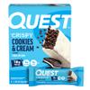 Quest Nutrition Crispy Cookies & Cream Hero Protein Bar, 18g Protein, 1g Sugar, 3g Net Carb, Gluten Free, Protein Snack, Keto Friendly, 4 Count view 1