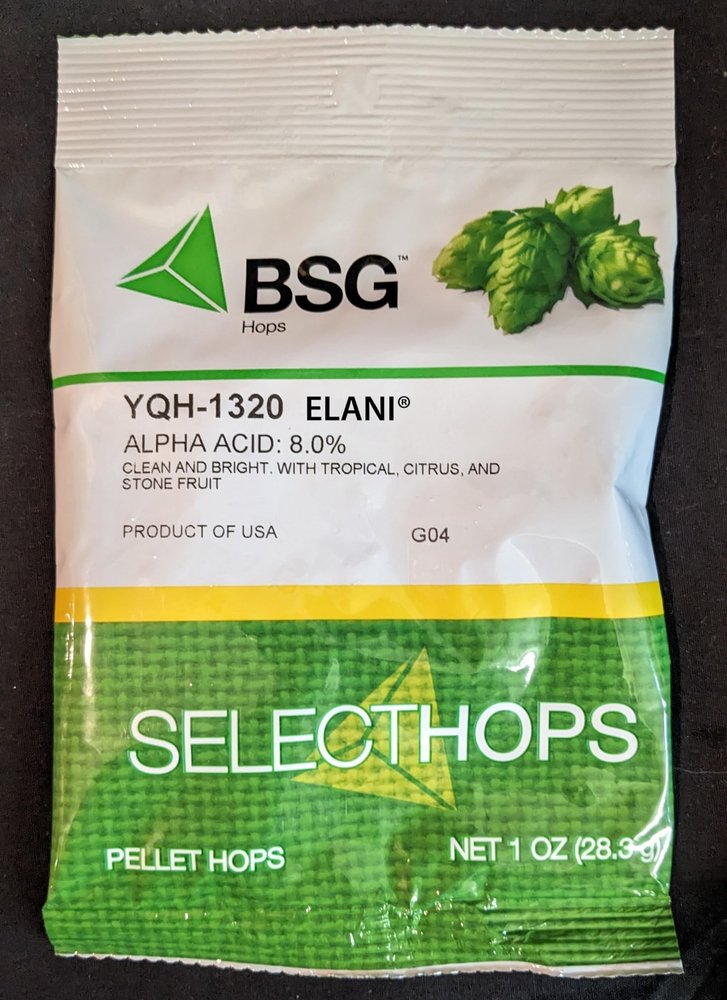 ELANI HOPS Wild Northern Idaho YQH-1320 1oz Hop Pellets BSG HYQ1001Z from Yakima Quality Hops for homebrewing West Coast IPA Hazy IPA and Pale Ale