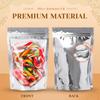 100 PACK 4x6 Mylar Bags for Food Storage Resealable Stand Up Bags for Small Business Packaging Supplies Clear Foil Food Storage Packaging Bag view 4