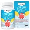 Basigano 15mg L Methylfolate (5-MTHF)- Active Folic Acid-Enriched with Vitamins B6 and B12-60 Vegetarian Capsules - Non-GMO, Gluten-Free view 1