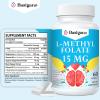 Basigano 15mg L Methylfolate (5-MTHF)- Active Folic Acid-Enriched with Vitamins B6 and B12-60 Vegetarian Capsules - Non-GMO, Gluten-Free view 2