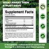Vitamatic 2 Packs Sugar Free Moringa Gummies- 10000 mg Equivalent Per Serving (from 50:1 Extract 200 mg)- Complete Green Superfood 20X Extract - 60 Pectin Based Gummies view 2