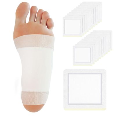 20pcs 5.1"X5.5" Self Adhesive Castor Oil Packs Wrap for Feet & Hand & Wound, Skin Friendly Castor Oil Patchs No Leakage, Naturopathy Disposable Castor Oil Pack Stickers Kit(Oil Not Included)