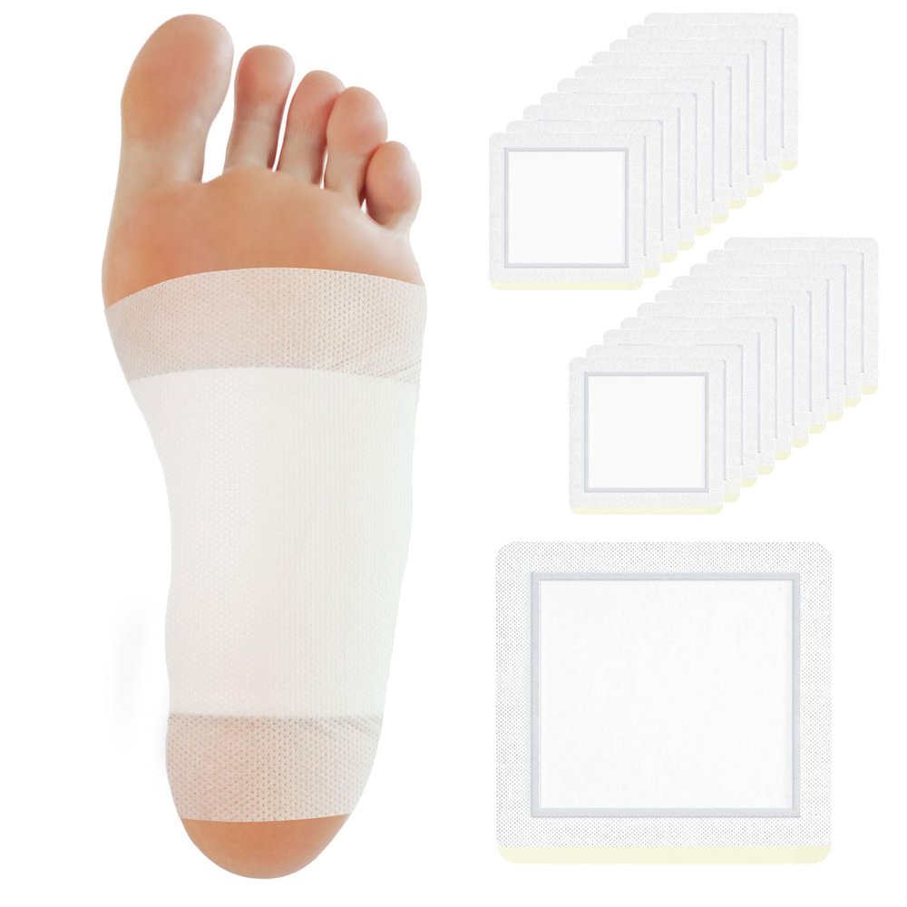 20pcs 5.1"X5.5" Self Adhesive Castor Oil Packs Wrap for Feet & Hand & Wound, Skin Friendly Castor Oil Patchs No Leakage, Naturopathy Disposable Castor Oil Pack Stickers Kit(Oil Not Included)