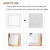 20pcs 5.1"X5.5" Self Adhesive Castor Oil Packs Wrap for Feet & Hand & Wound, Skin Friendly Castor Oil Patchs No Leakage, Naturopathy Disposable Castor Oil Pack Stickers Kit(Oil Not Included) view 3