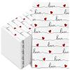 100Pack Heart Guest Napkin 3 Ply Valentine's Day Disposable Napkins Love Hearts Dinner Hand Napkin for Wedding Anniversary Mother's Day, 13 x 15.7 Inch view 1