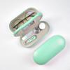 Eyeglass Case Double Sided Travel Size Cute Portable Contact Lens Box 2 in 1 Multifunction With Tool for Daily Outdoor Office view 2