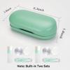 Eyeglass Case Double Sided Travel Size Cute Portable Contact Lens Box 2 in 1 Multifunction With Tool for Daily Outdoor Office view 4