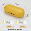 Eyeglass Case Double Sided Travel Size Cute Portable Contact Lens Box 2 in 1 Multifunction With Tool for Daily Outdoor Office view 4