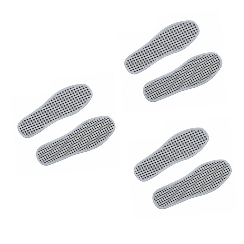 3pcs Self-Heating Magnetic Foot Massage Insoles Warm Shoe Pads for White -Fatigue Inserts to Circulation Relieve Tired Feet for Men Women
