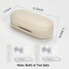 Eyeglass Case Double Sided Travel Size Cute Portable Contact Lens Box 2 in 1 Multifunction With Tool for Daily Outdoor Office view 4
