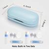 Eyeglass Case Double Sided Travel Size Cute Portable Contact Lens Box 2 in 1 Multifunction With Tool for Daily Outdoor Office view 4