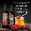 Melindas Hot Honey Collection - 10 oz, 2 Pack - Spicy Honey Sauce Variety Pack w/ Classic Hot Honey, Ghost Hot Honey - Sweet & Spicy Infused Honey view 2