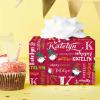 MyPupSocks Personalized Name Wrapping Paper Christmas Santa Birthday Boy Wrapping Paper Roll Red Wrapping Paper Christmas Wrapping Paper 4 Rolls view 4