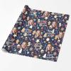 MyPupSocks Personalized Christmas Wrapping Merry Christmas Print Birthday Wrapping Paper Rolls Face Custom Wrapping Paper with Name Christma Wrapping Paper 4 Rolls view 2