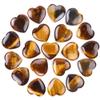 10pcs Natural Crystal Tiger Eye Heart Love Shaped Tiger Eye Healing Stones Polished Rocks Cute Mini Palm Chakra Gemstones Reiki Energy Balancing Stone for Meditation Birthday Gift 0.8 inch(20mm) view 1