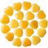 10pcs Natural Crystal Yellow Aventurine Heart Shaped Topaz Healing Stones Polished Cute Mini Palm Chakra Gemstones Reiki Energy Balancing Stone for Meditation Birthday Gift 0.8 inch(20 mm) view 1