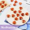 10pcs Natural Crystal Red Jasper Heart Shaped Healing Red Jasper Healing Stones Polished Rocks Cute Mini Palm Chakra Gemstones Reiki Energy Balancing Stone for Meditation Birthday Gift 0.8 inch(20mm) view 4