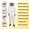 Bee Suit for Men Sting Proof made from 100% Thick Cotton for Professional Beekeepers with Round Hood XL view 2