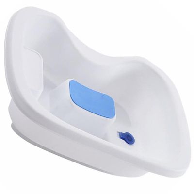 Healeved Shampoo Basin, Portable Hair Washing Basin with Head Rest Bedside Shampoo Bowl Lying Down Shampoo Tray Tub for Elderly Pregnant Women