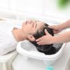 Healeved Shampoo Basin, Portable Hair Washing Basin with Head Rest Bedside Shampoo Bowl Lying Down Shampoo Tray Tub for Elderly Pregnant Women view 3