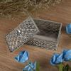 12Pcs Gift Box With Treasure Chest Shape, Square Hollow Candy Box For Wedding And Birthday Party Decoration, Important Holiday Decoration Box(Silver) view 2