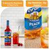 Coffee and Tea Syrup Variety Pack  Sugar Free Strawberry & Peach Syrups with 2 Syrup Pump Dispensers Compatible with 25.4 oz Syrup Bottles  Flavoring for Coffee, Soda, Frappes, Lattes view 4
