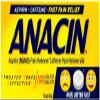 ANACIN Fast Pain Relief Pain Reducer Aspirin Tablets, 100 Tabs (Pack of 9) view 2