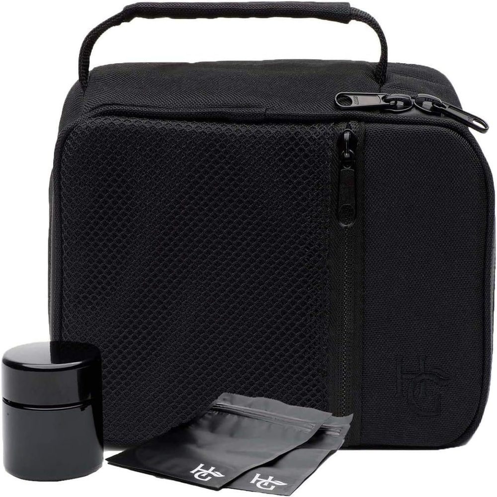 Herb Guard Black Large Case with Hanging Combination Locks