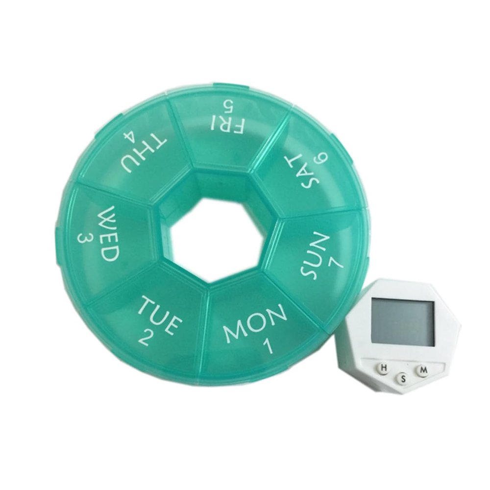 BESTOYARD Box Pill Reminder Timer Elder Intelligent