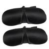 GLEAVI 4pcs Eye Masks for Sleep Comfortable Blindfolds That Block Light Unique Design for Eye Movement Soft for Travel and Restful Sleep Black view 2