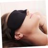GLEAVI 4pcs Eye Masks for Sleep Comfortable Blindfolds That Block Light Unique Design for Eye Movement Soft for Travel and Restful Sleep Black view 3