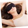 GLEAVI 4pcs Eye Masks for Sleep Comfortable Blindfolds That Block Light Unique Design for Eye Movement Soft for Travel and Restful Sleep Black view 4