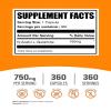 BulkSupplements.com N-Acetyl L-Glutamine Capsules - Glutamine Supplement, Amino Acids Supplement - Gluten Free, 1 Capsule per Serving (750mg), 360 Count (Pack of 1) view 2