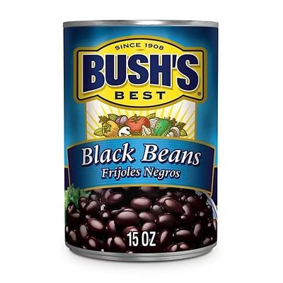 Bush's Best Black Beans 15 oz. (Pack of 6)