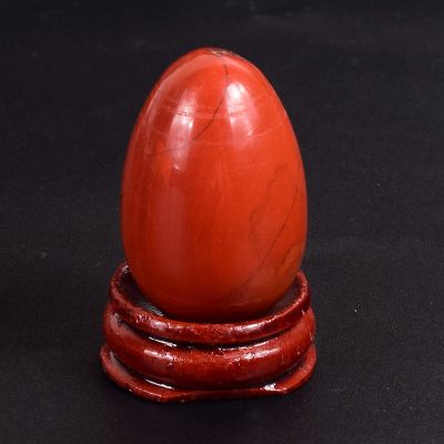 40 * 25 Medium Yoni Egg Natural Stone Jade Crystal Undrilled Massage Ball Kegel Exercise Tool,red Jasper 40X25mm