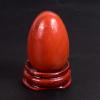 40 * 25 Medium Yoni Egg Natural Stone Jade Crystal Undrilled Massage Ball Kegel Exercise Tool,red Jasper 40X25mm view 1