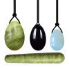 4PCs Natural Jade Yoni Eggs Massage Wand Set Ladies Kegel Exerciser Yoni Massage for Women Wellness,4PC 03 view 1