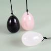50 * 35 Big Size Yoni Egg Massage Body Natural Crystal Rose Quartz Ball Kegel Exercise Tool Massager,50x35 Drill Rose view 2