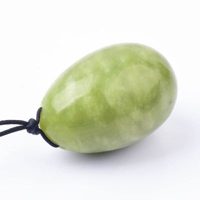30 X 20 MM Massage Egg Natural Crystal Jade Mineral Yoni Ball Kegel Exercise Tool Women,Helu Jade