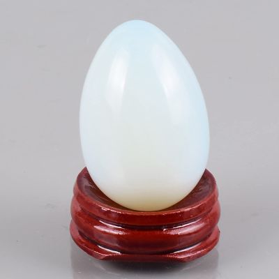 Massage Wand Yoni Egg Set Opalite Mineral Quartz Ball Kegel Exercise Tool Massager Women,45x30 Undrill Egg